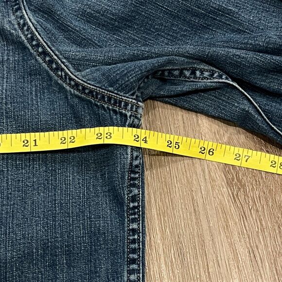 RRL Ralph Lauren Chambray Indigo Men's Workshirt XL Blue Denim Double RL Vent - Picture 4 of 5